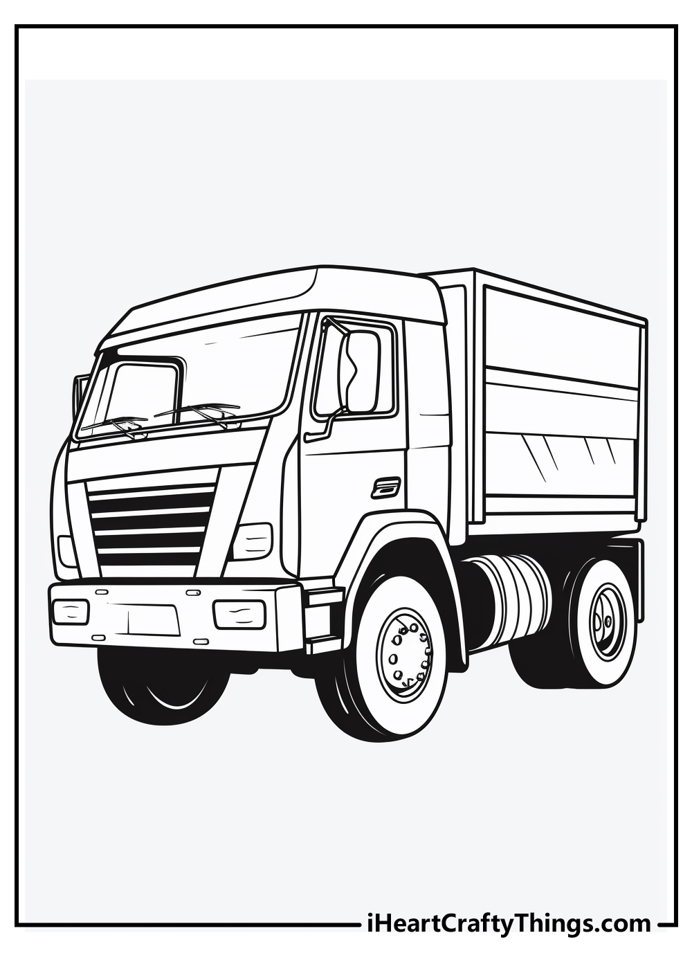 Dump truck coloring pages free printables