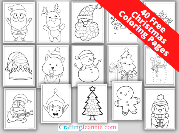 Christmas coloring pages