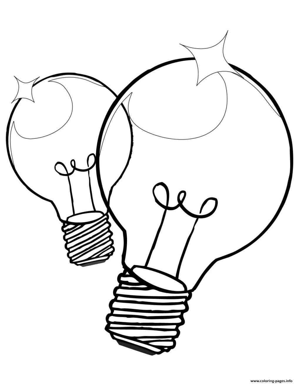 Light bulb coloring page awesome to do light bulb coloring page ultra pages clipart