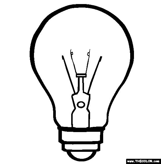 The light bulb coloring page free the light bulb online coloring coloring pages online coloring pages light bulb