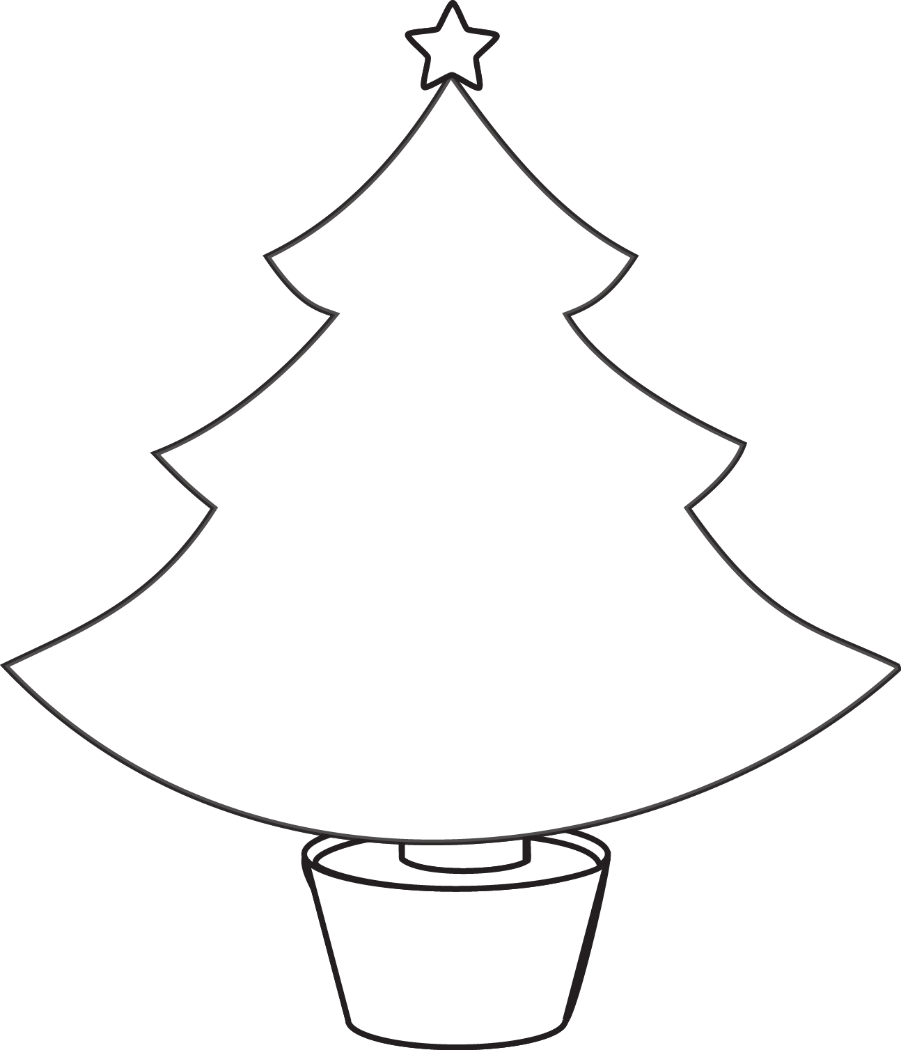 Light bulb coloring pages christmas tree coloring page christmas tree template tree coloring page