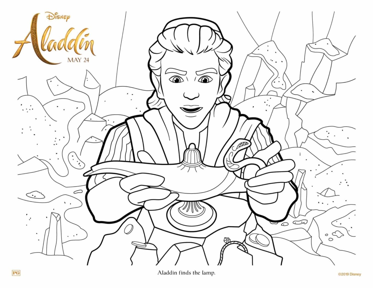 Aladdin coloring pages and activity sheets crazy adventures in parenting