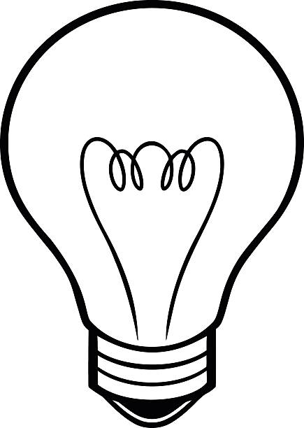 Light bulb illustration stock illustration