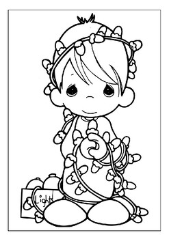 Christmas coloring fun with printable light bulbs coloring pages collection pdf