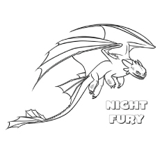 How to train your dragon coloring pages