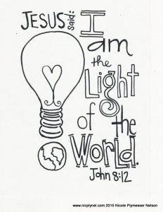 Have the light christian faith art journaling and bible study