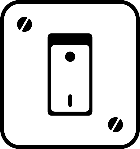 Electric switch icon png and svg vector free download