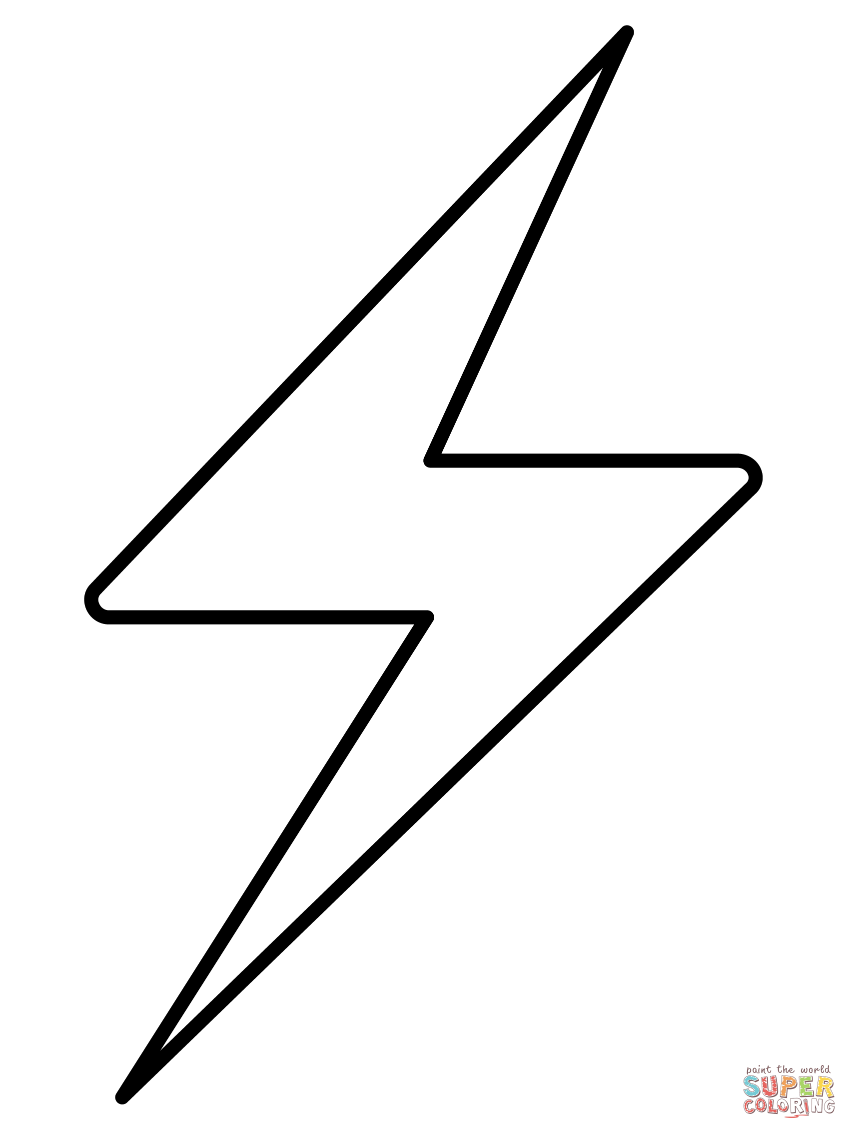 Lightning emoji coloring page free printable coloring pages