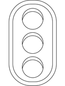 Vertical traffic light emoji coloring page free printable coloring pages