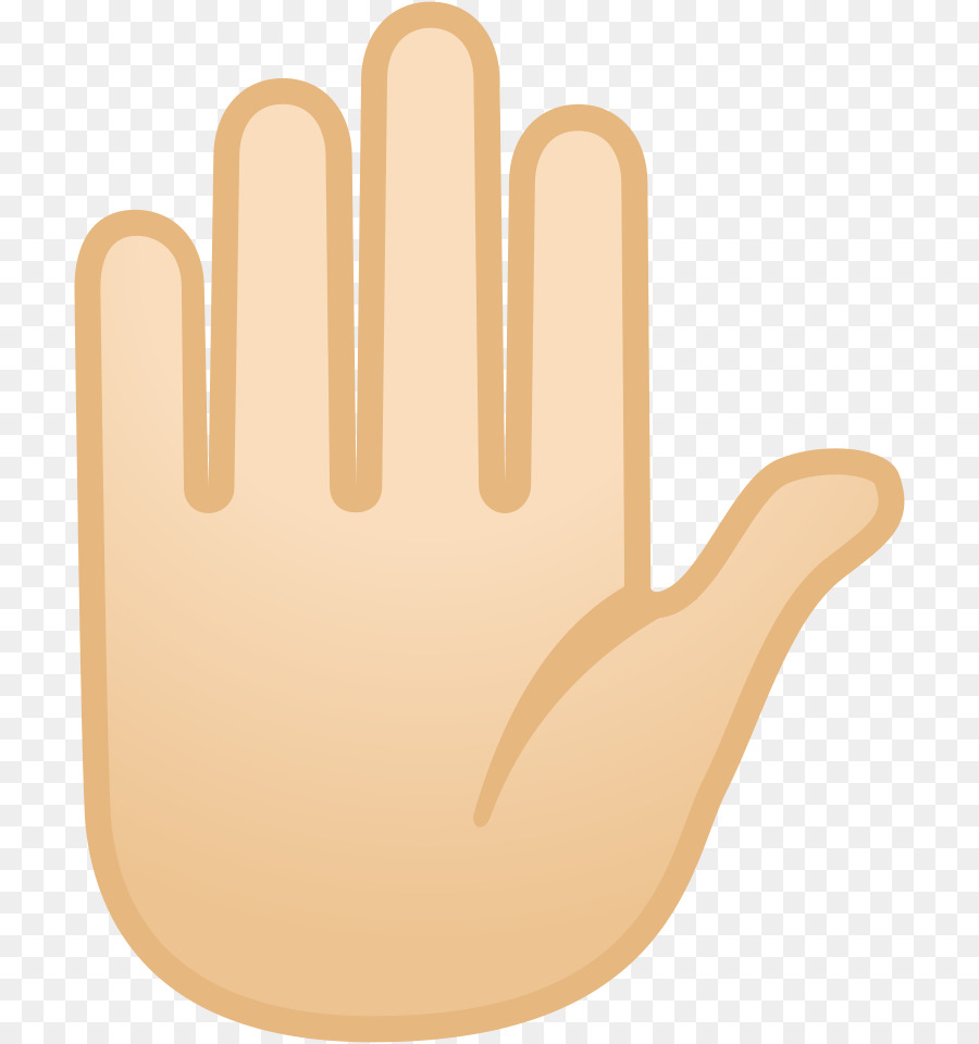 Human skin color emoji hand icon thumb signal png download