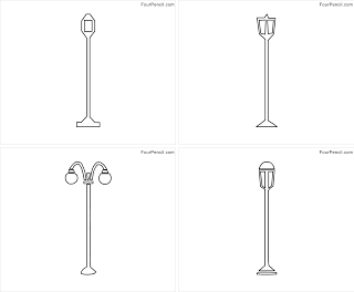 Free printable street light coloring pages for kids â