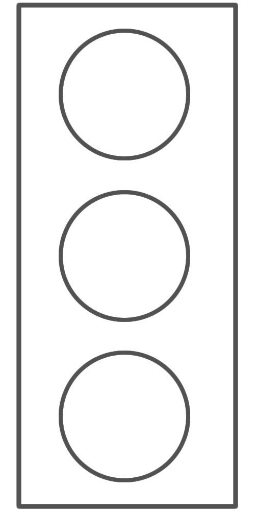 Free printable traffic light template