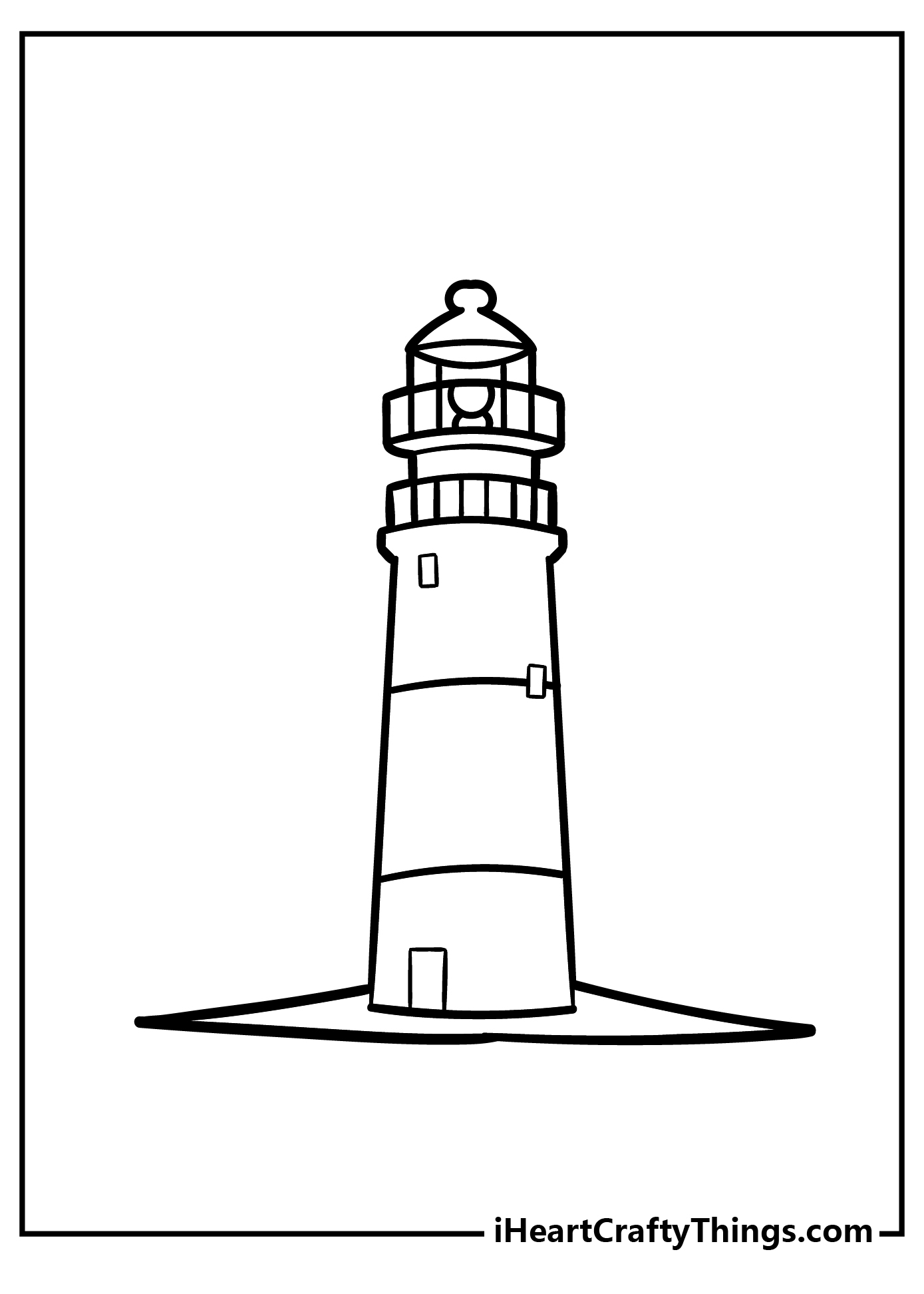 Lighthouse coloring pages free printables