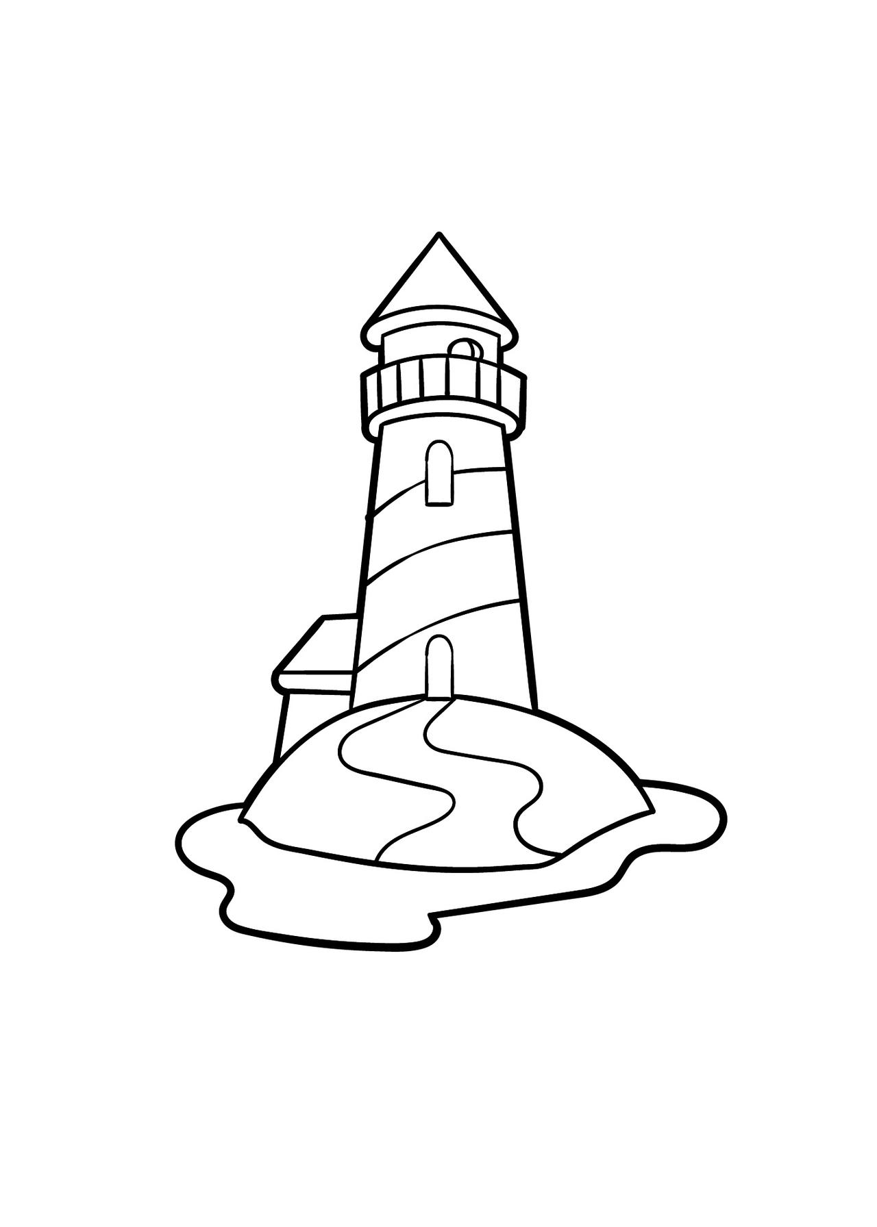 Lighthouse coloring pages by coloringpageswk on