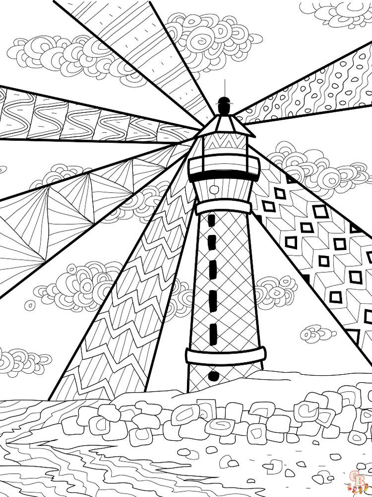 Lighthouse coloring pages printable free sheets for kids