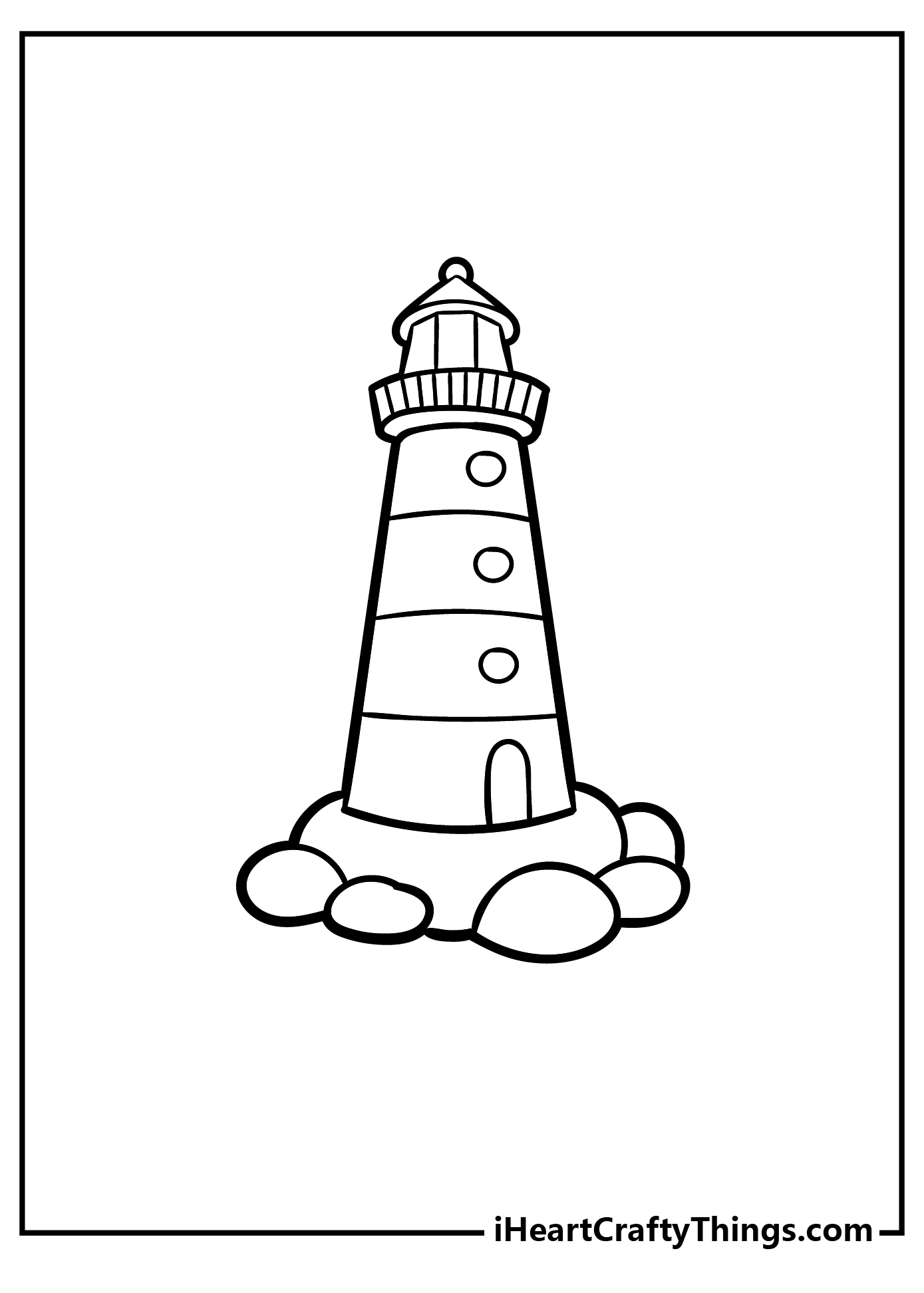 Lighthouse coloring pages free printables