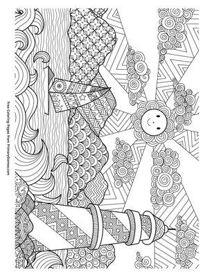 Sailboat and lighthouse coloring page â free printable pdf from