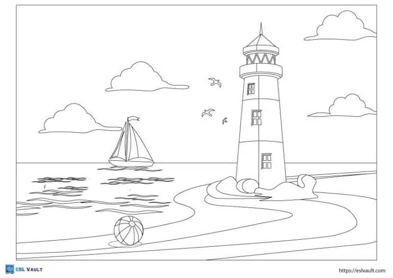 Free ship coloring pages