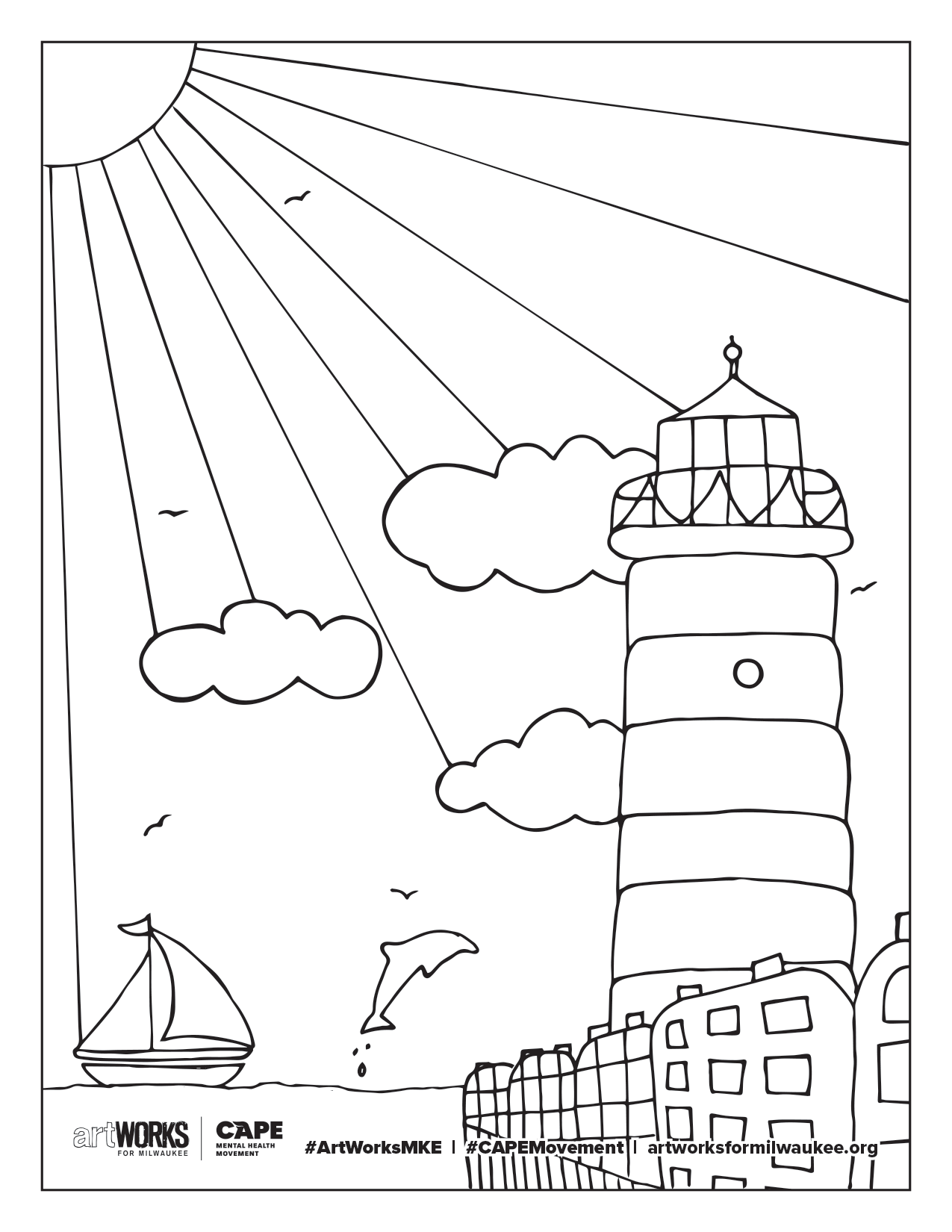 Event coloring sheets â artworks for milwaukee