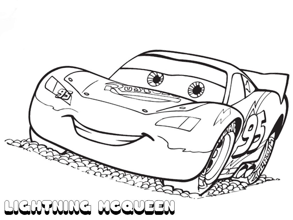 Free printable lightning mcqueen coloring pages for kids