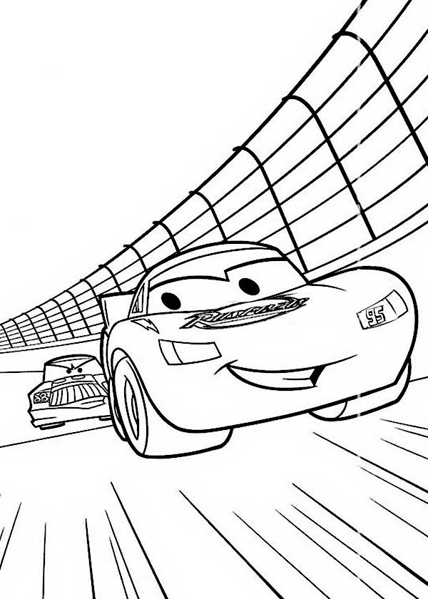 Free printable lightning mcqueen coloring pages for kids