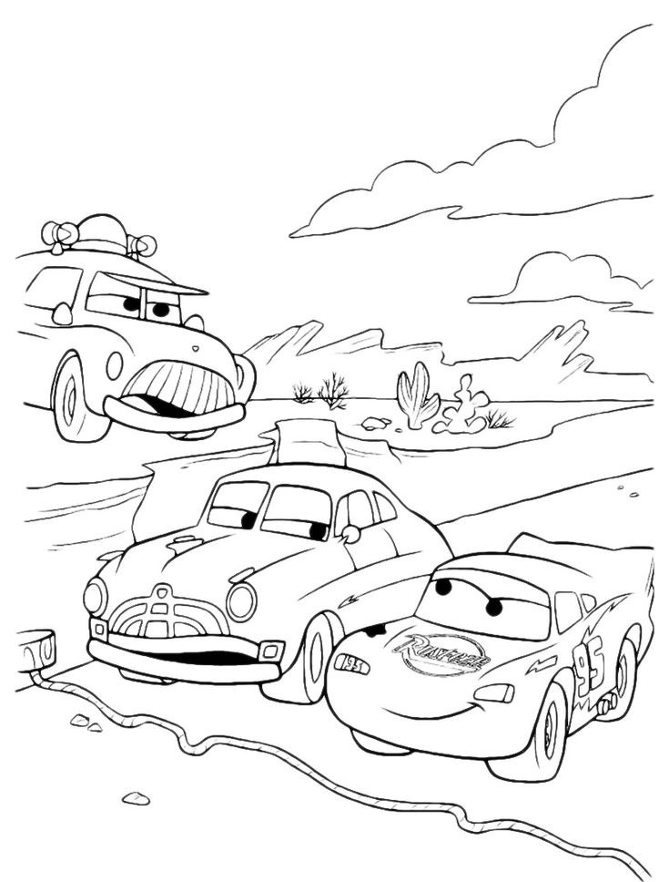 Free printable lightning mcqueen coloring pages for kids