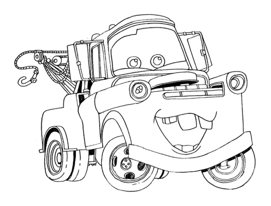 Updated lightning mcqueen coloring pages