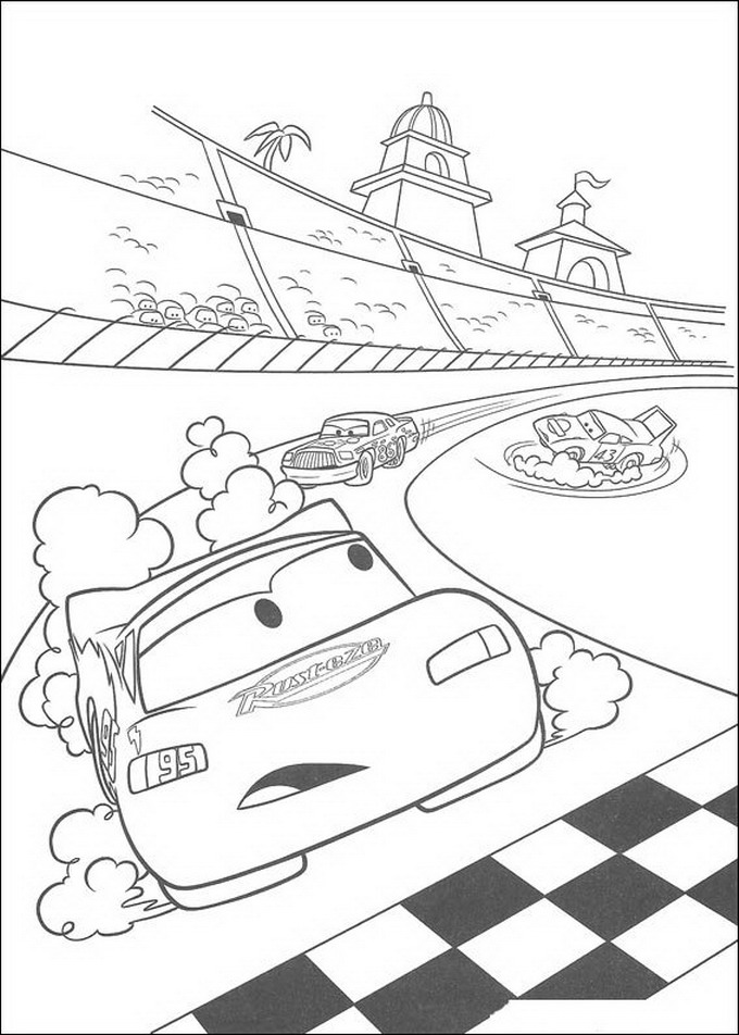 Cars coloring pages â free printable coloring page