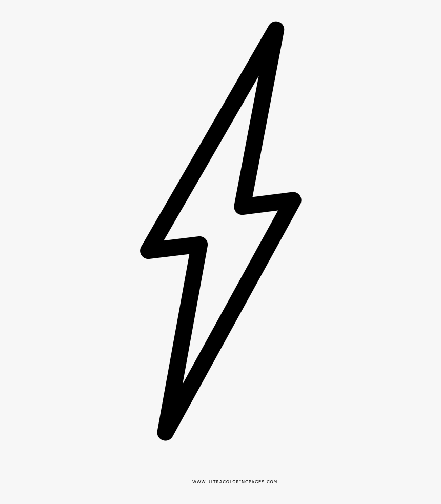 Lightning bolt coloring page