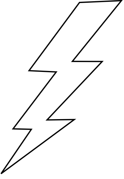 Lightning bolt clip art at