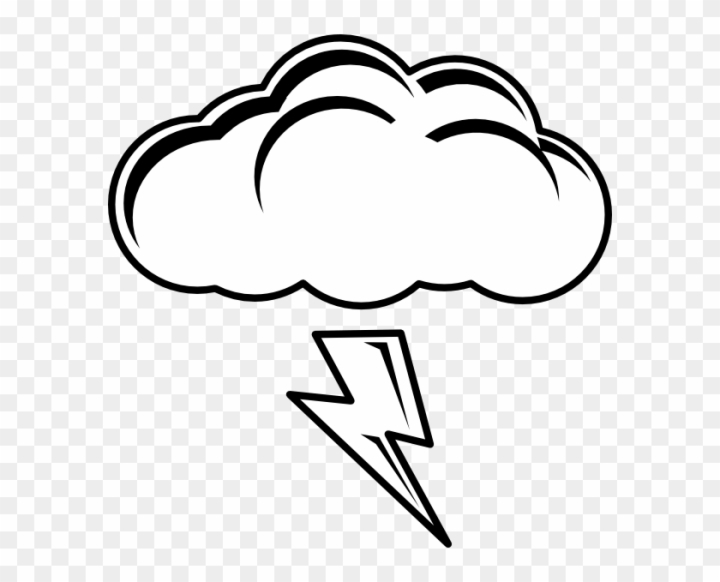 Free thunder and lightning clipart