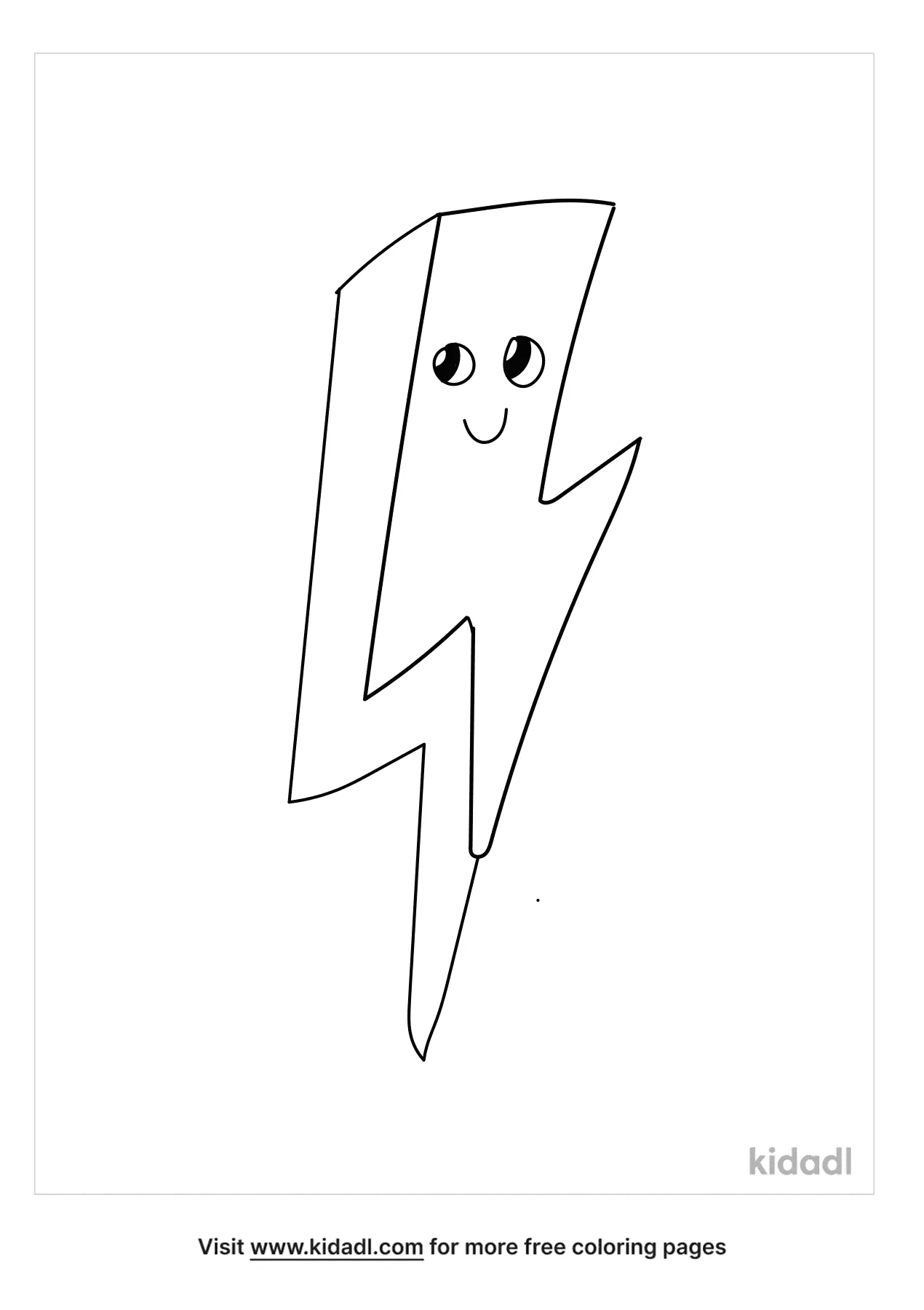 Free lightning bolt coloring page coloring page printables