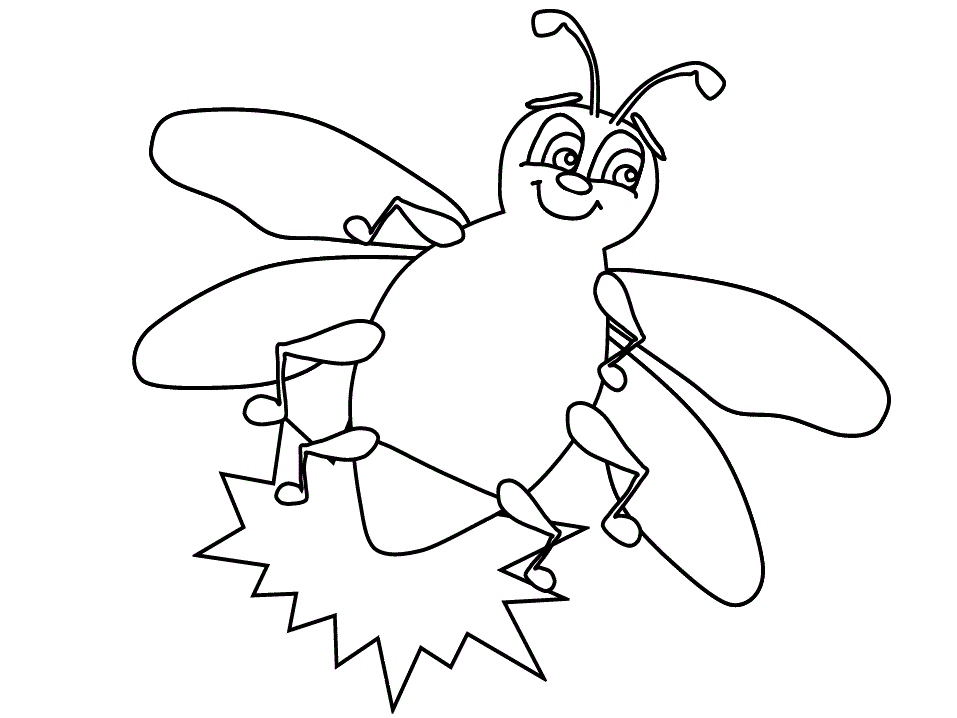 Free printable bug coloring pages for kids