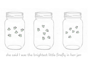 Mason jar firefly printable