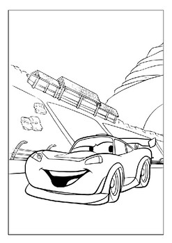 Experience the thrill of racing with our lightning mcqueen coloring pages pdf