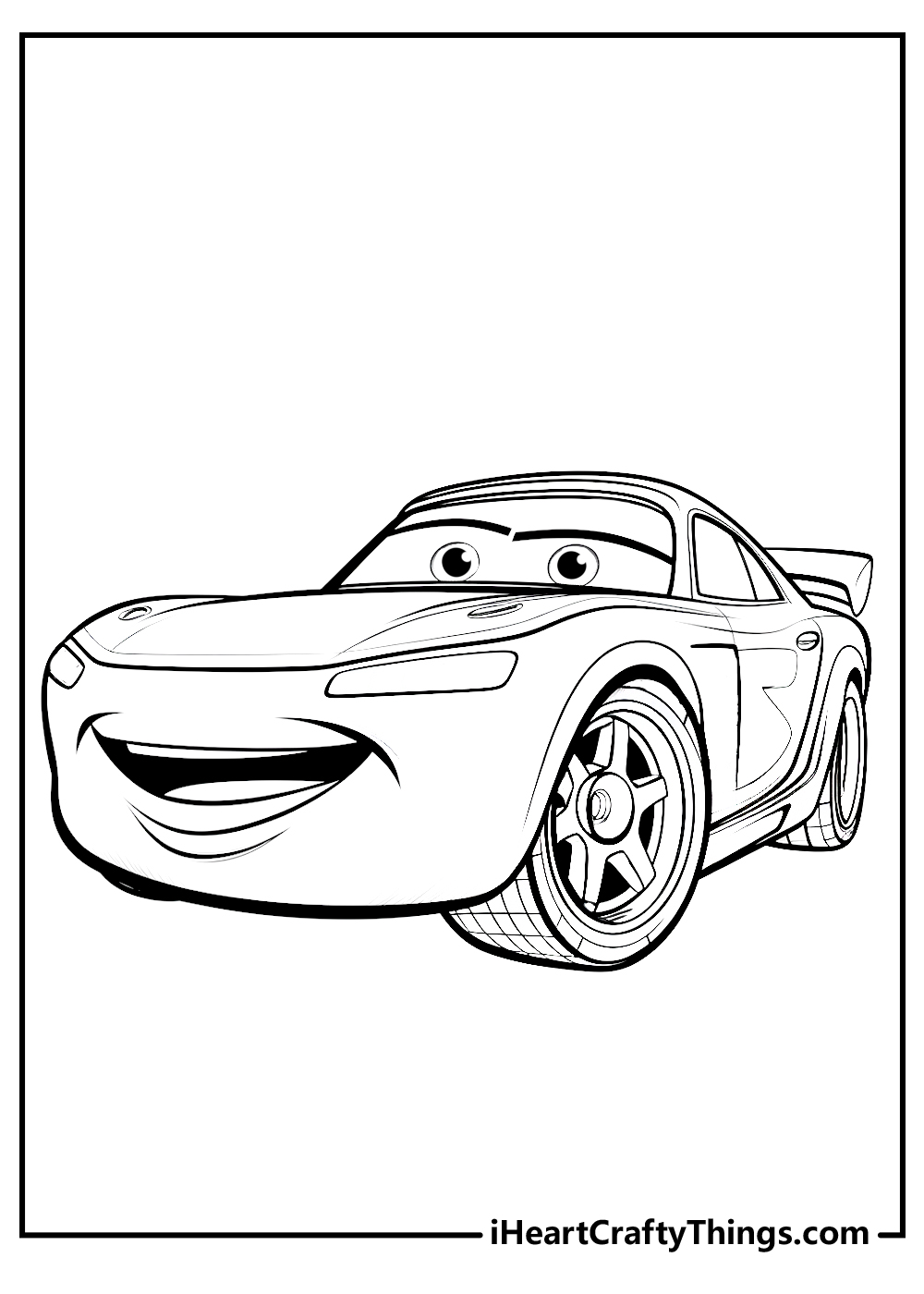 Lightning mcqueen coloring pages free printables