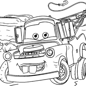 Mater coloring pages printable for free download