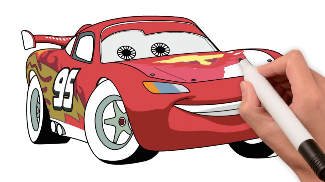 Learn colors with lightning mcqueen disney pixar cars d