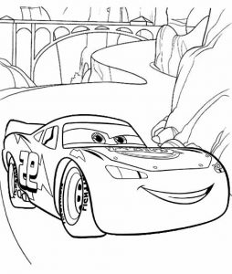 Coloring pages lightning mcqueen disney cars coloring sheet