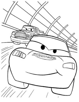 Disney pixars cars coloring pageslightning mcqueen coloring pages