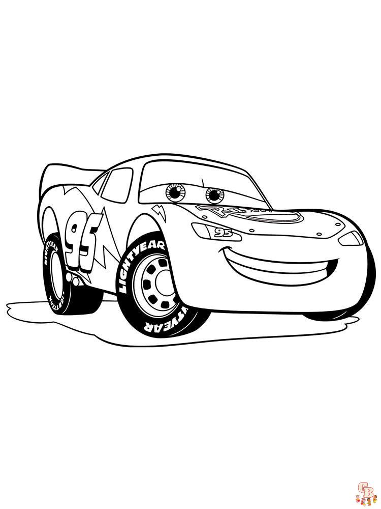 The best lightning mcqueen coloring pages
