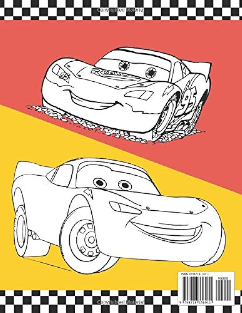 Lightning mcqueen coloring book unique and best quality disney pixar cars coloring color book clipart collection pixar cars coloring book for kids and adult by