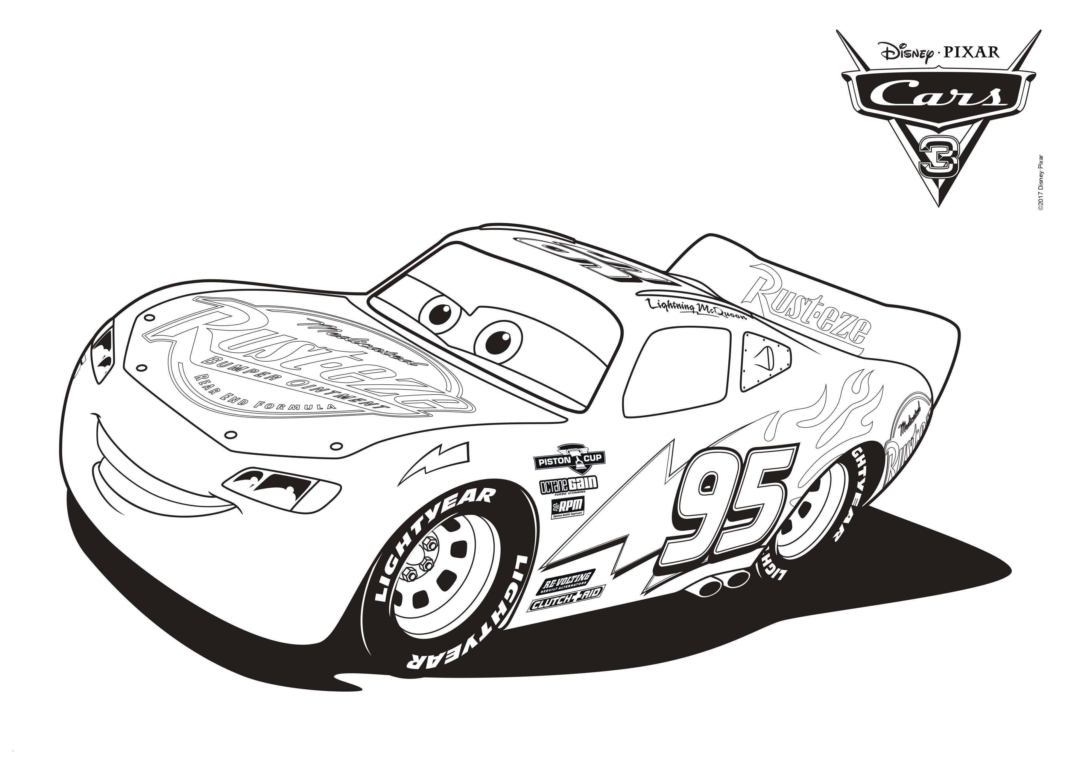 Lightning mcqueen coloring sheets pdf