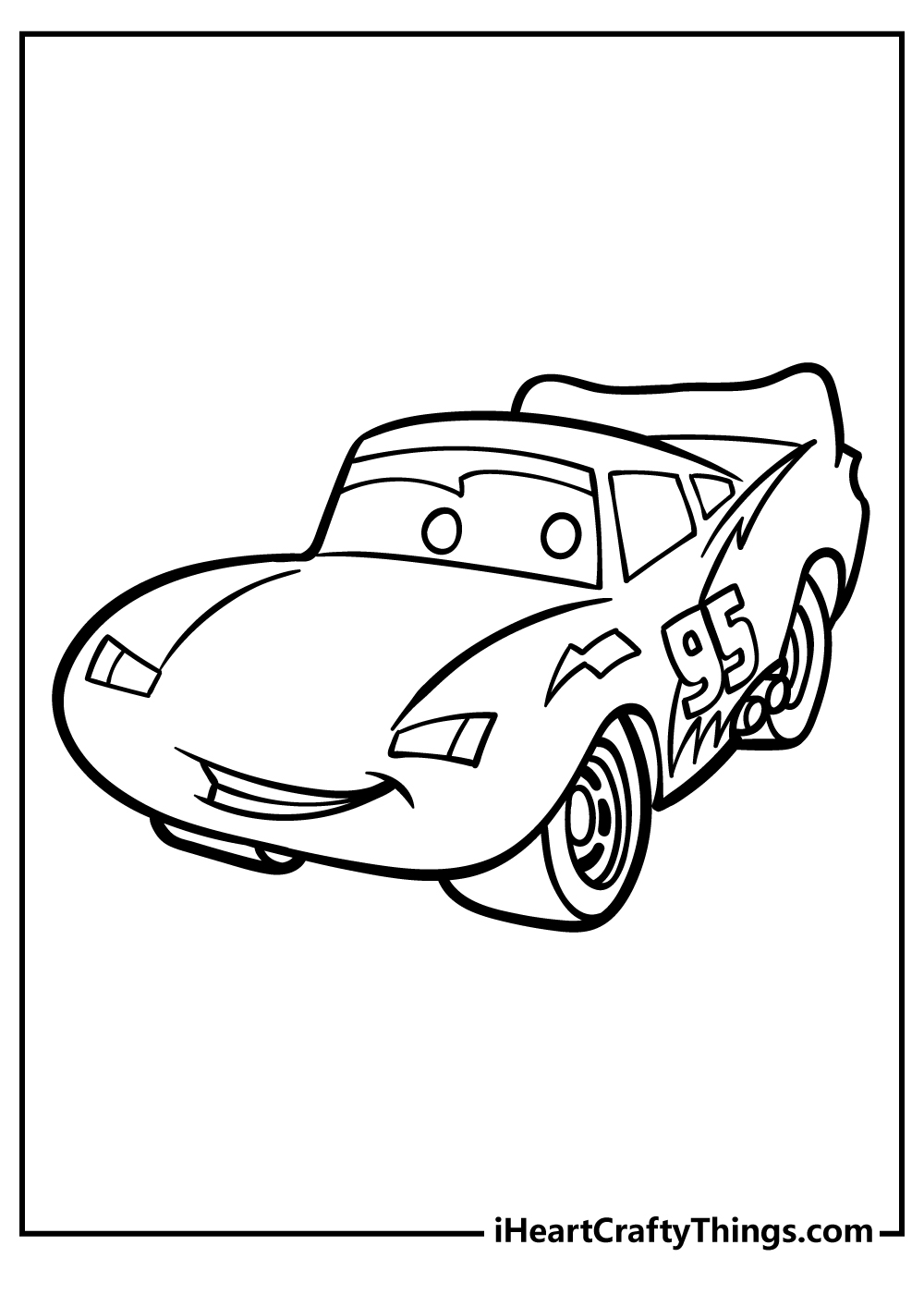 Lightning mcqueen coloring pages free printables