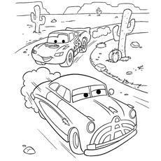 Top lightning mcqueen coloring page for your toddler