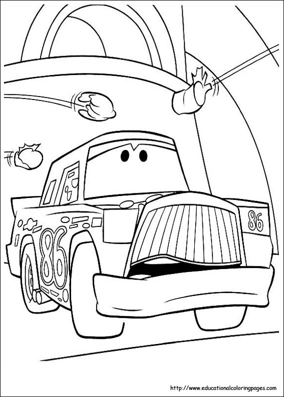 Coloring pages for kids disney cars coloring pages