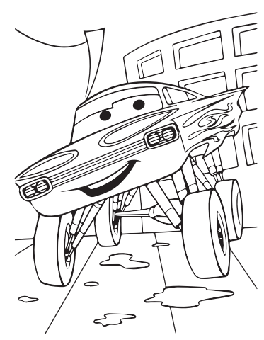 Car coloring book excellent cartoon cars made by teachers