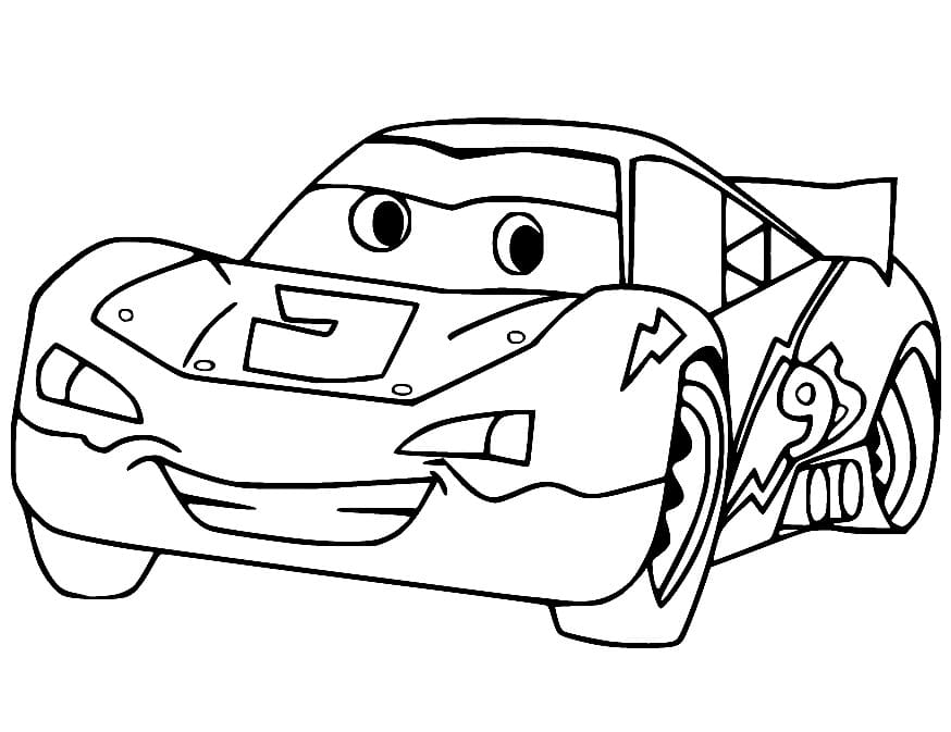 Lightning mcqueen coloring pages