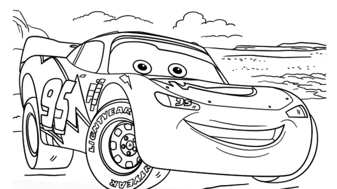 Coloring pages for kids disney cars coloring pages