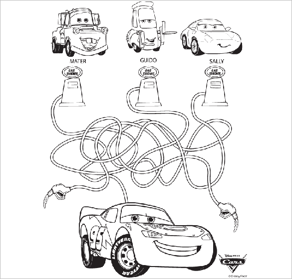 Car coloring pages